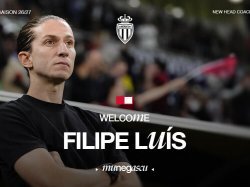 Filipe Luís nommé au poste d'entraîneur de l'AS Monaco