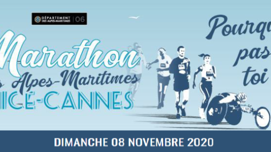 Marathon des Alpes-Maritimes Nice-Cannes du 8/11/2020 : les inscriptions sont ouvertes !!