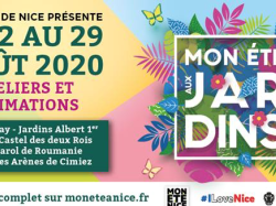 Mon été aux jardins à Nice : le programme d'août !