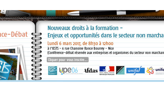 Conférence Nouveaux droits à la formation : enjeux et opportunités dans le secteur non marchand 
