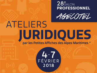 AGECOTEL 2018 : Les Petites Affiches organisent des Ateliers juridiques pour les professionnels CHR