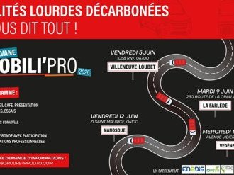Le Groupe Ippolito relance sa Caravane Mobili'Pro pour accompagner la décarbonation des flottes