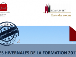 Formation EDA Sud Est : Les Hivernales 2017 de la formation 