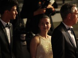 Amandine Kosowan sur les marches du Festival de Cannes