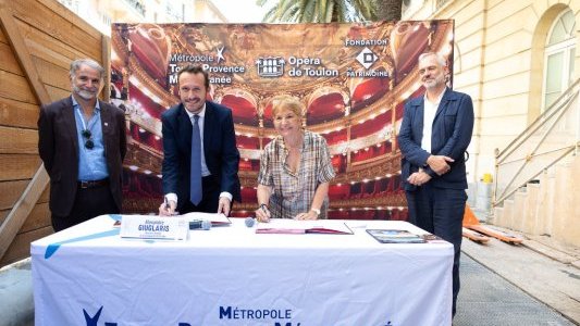 À l'Opéra de Toulon, une convention de mécénat avec la Fondation du Patrimoine