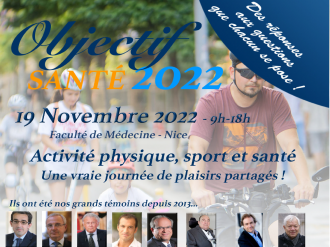 Objectif Santé 2022 : "Activité physique, sport et santé"