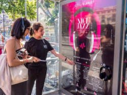 Première en France : La Ville de Nice met à disposition des « Abritrams » interactifs pour la promotion du Nice Jazz Festival 2015
