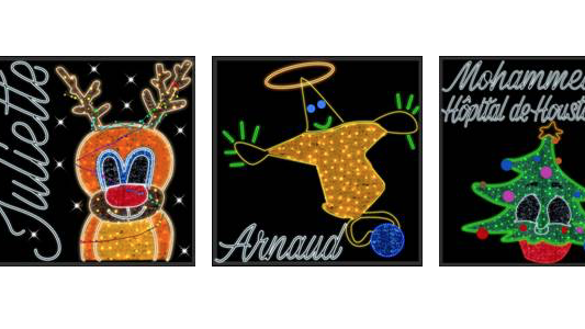 Dévoilement des décors lumineux des enfants de Lenval !