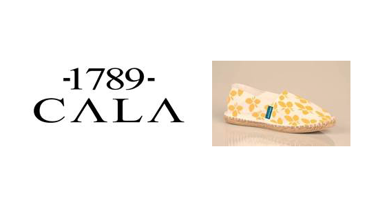 L'espadrille 1789 Cala, 1er produit commercialisé sous la marque Côte d'Azur France !