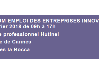 Forum de l'Emploi des entreprises innovantes : tous à Cannes le 7 février !