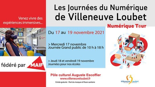 Le Numérique Tour, fédéré par MAIF, mercredi à Villeneuve-Loubet 