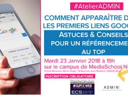  #AtelierADMIN : un référencement au top grâce aux adwords