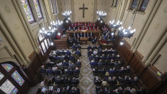  Rentrée judiciaire à Monaco : audience solennelle au Palais de Justice en présence du Prince Souverain