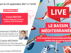 Live CROEC Paca : "« Le bassin méditerranéen : une ouverture économique privilégiée vers l'autre rive et vers le monde »