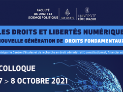 Colloque CERDACFF - Les droits et libertés numériques, nouvelle génération de droits fondamentaux ?