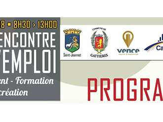 5ème Rencontre pour l'emploi à Carros le 12 Avril 2018
