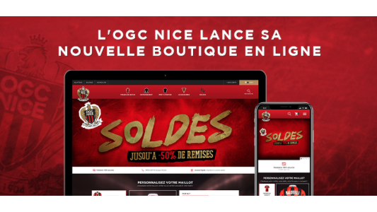 L'OGC Nice renforce son partenariat avec Nice Start(s) Up avec le lancement de sa nouvelle boutique en ligne
