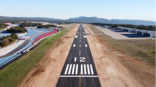 L'Aéroport International du Castellet rouvert au trafic aérien après des travaux de rénovation