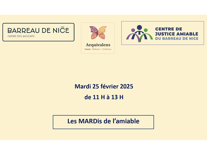 Les MARDis de l'Amiable :