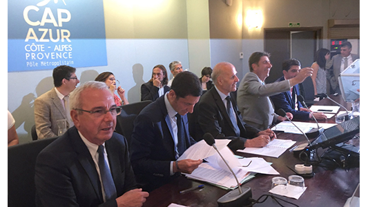 La composition du Conseil Métropolitain Cap Azur votée ce jour