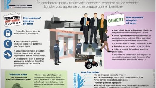 Tout savoir sur l'OTEC, l'Opération tranquillité Entreprises et Commerces de la gendarmerie