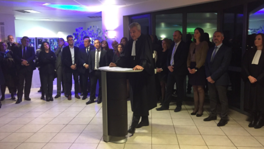 Me Farneti Bâtonnier de Grasse a présenté ses voeux pour 2017