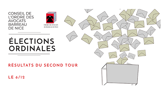 Barreau de Nice : résultats du second tour des élections ordinales 2018