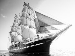 Cannes accueille le Belem pour son hivernage