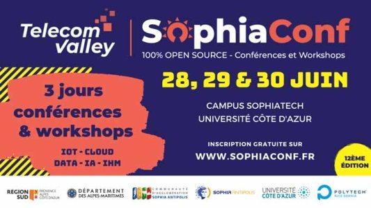 Compte à rebours lancé pour SophiaConf 2021 qui débutera le 28 juin