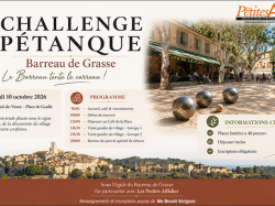Le Barreau de Grasse organise son premier challenge pétanque le 10 octobre à Saint-Paul-de Vence
