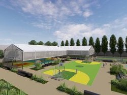 À Hyères, les travaux du campus sportif du Golf Hôtel avancent