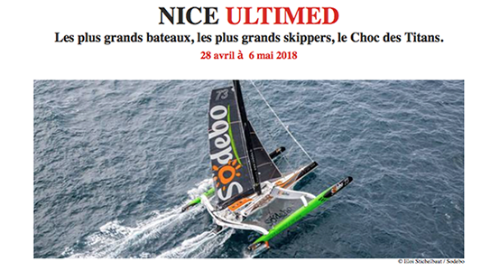 NICE ULTIMED : les plus grands bateaux, les plus grands skippers, le Choc des Titans en 2018 !