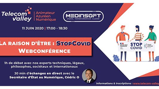 Webconférence Telecom Valley : “La raison d'être StopCovid”
