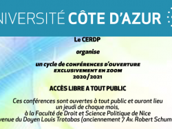 Les prochaines conférences du CERDP 
