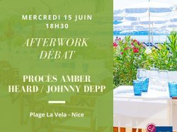 Afterwork AFJE Nice : "Débat sur le procès Amber Heard et Johnny Depp"