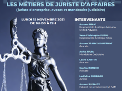 Table-ronde AFJE 06/ANEJE : Les métiers de juriste d'affaires, le 15 novembre