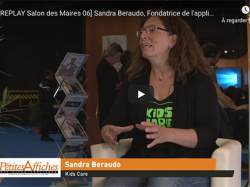[REPLAY Salon des Maires 06] Sandra Beraudo, Fondatrice de KIDSCARE