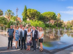 La Ville de Nice a reçu le jury du concours « Entente Florale Europe »