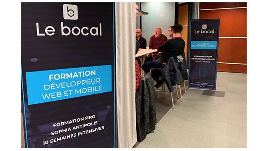 Soirée de présentation de la 1ère formation intensive de Développeur Web et Mobile le 14 mars à Sophia