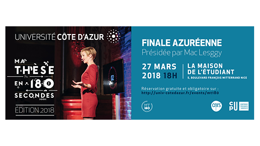 Finale azuréenne MT180 Edition 2018 le 27 mars à 18h !