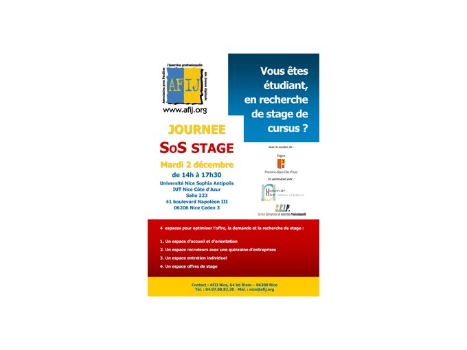 Bourse aux stages organis