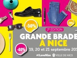 Deuxième édition de la Grande Braderie à Nice du 19 au 21 septembre 2019