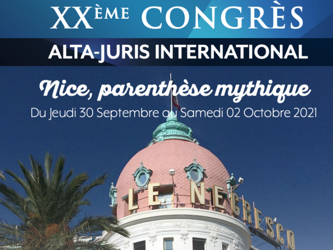 Congrès Alta-Juris Intern