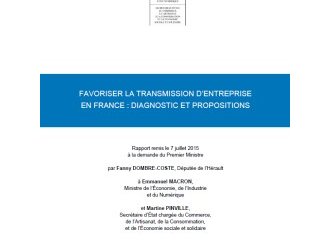 Des solutions low cost pour améliorer la transmission d'entreprises 