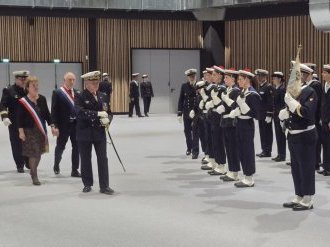 La Préparation Militaire Marine de Toulon a reçu son fanion