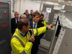 Le nœud de raccordement optique de Saint Auban va permettre d'élargir le réseau de fibre optique départemental