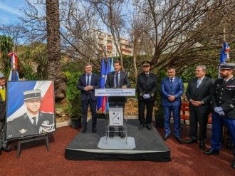 À Cannes, un square porte désormais le nom du Colonel Arnaud Beltrame