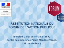 Restitution des résultats et principaux enseignements du Forum de l'action publique 