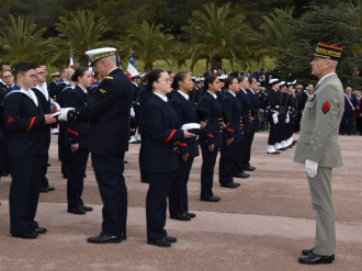 Pôle Écoles Méditerranée - Avec fierté, 1 500 élèves proclament le code du marin