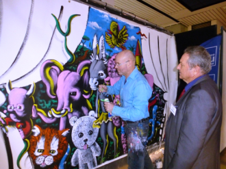 Foire de Nice : l'artiste Patrick MOYA en performance !